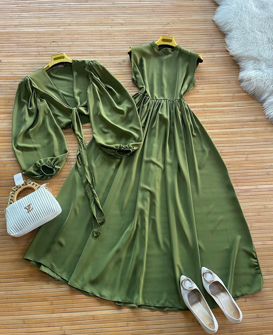 Elegant Double Georgette Two-Piece Set