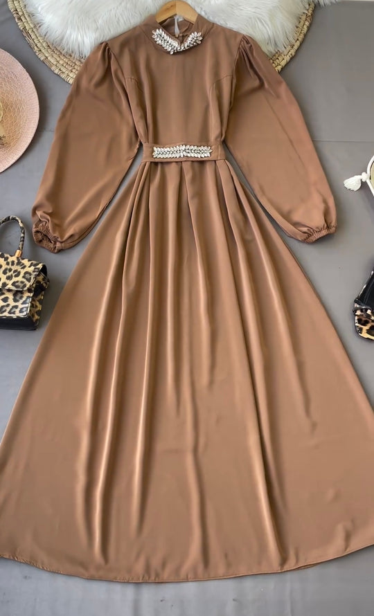 Elegant Embellished Georgette Dress