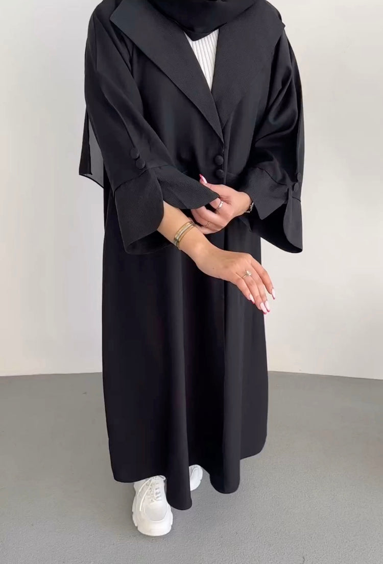 Classic Black Abaya
