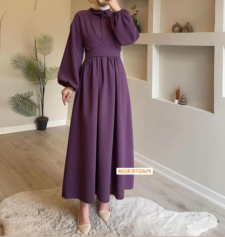 Graceful Wrap Maxi Dress