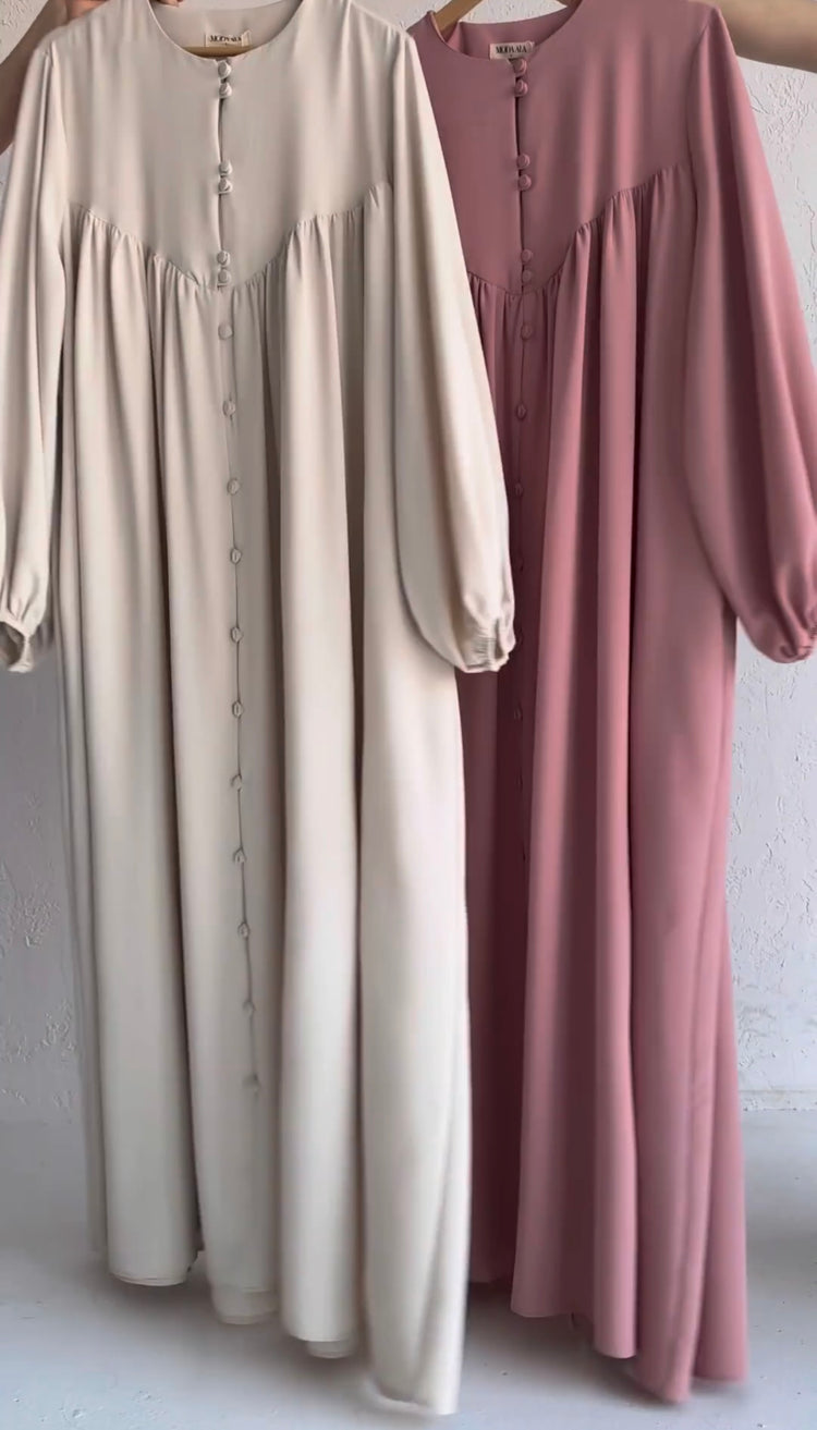 Classic Button-Down Abaya