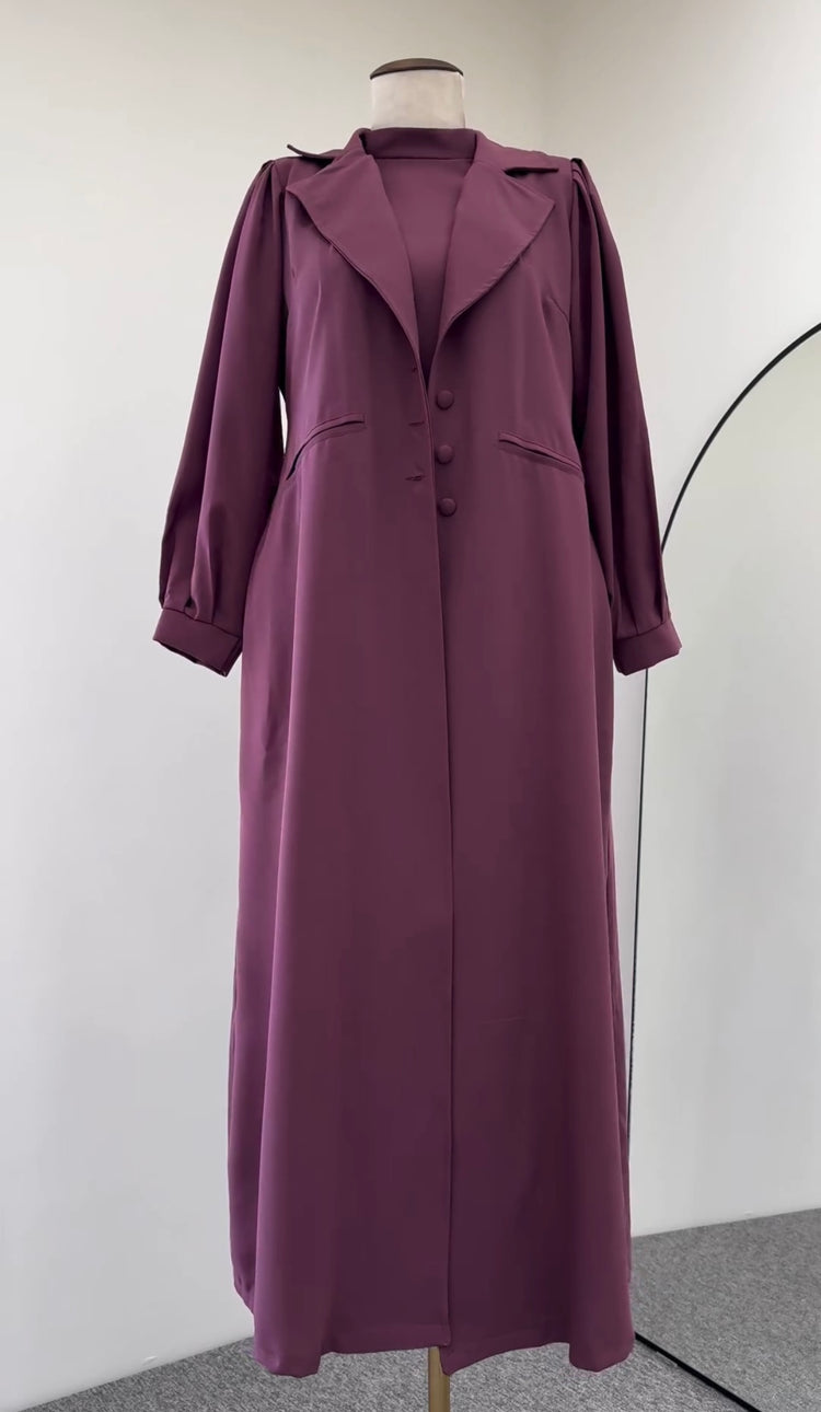 Modern Elegance Double Georgette Gown Set – Inner & Gown