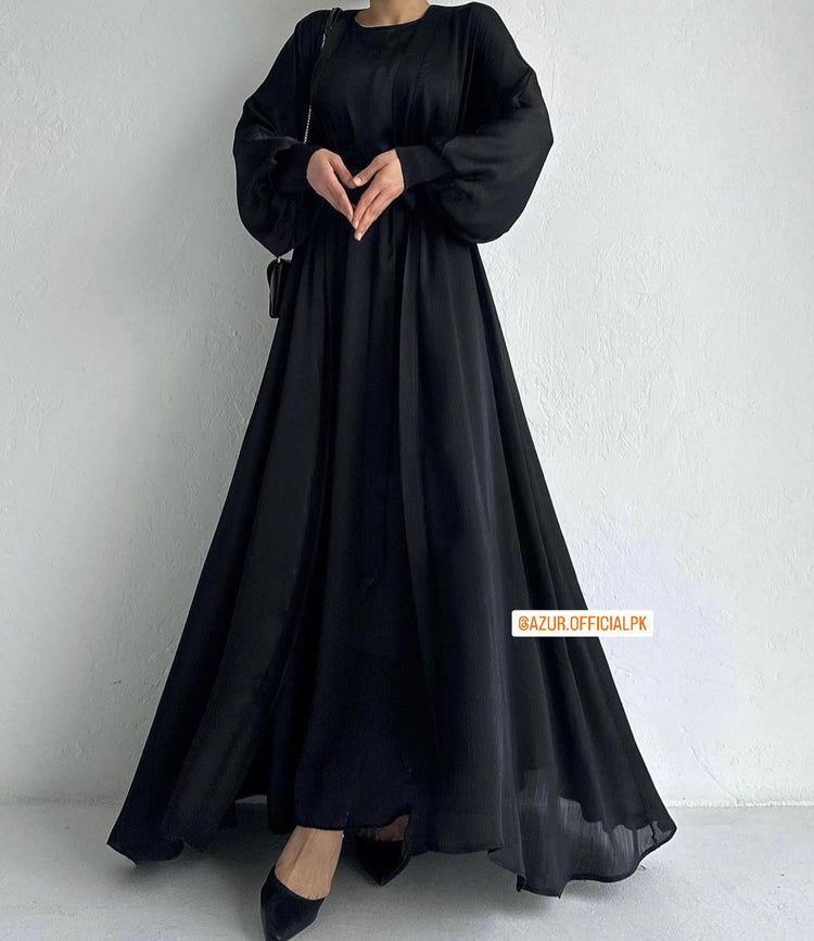 Elegant Silk Inner & Gown Set