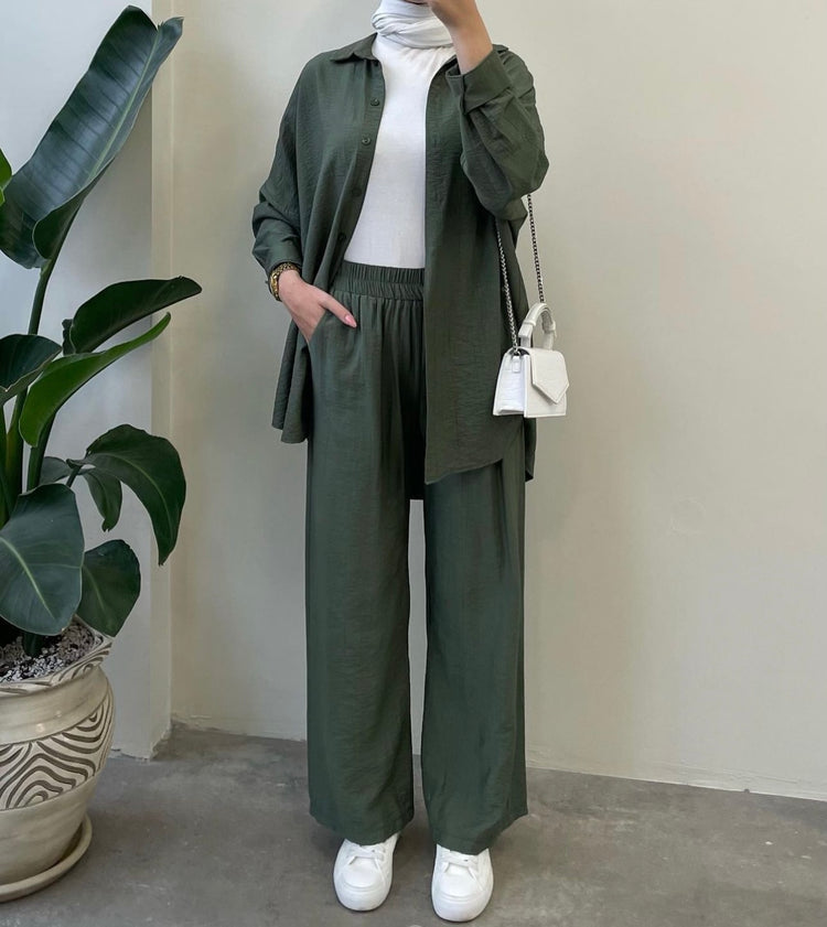 Casual Chic Cotton Co-ord Set