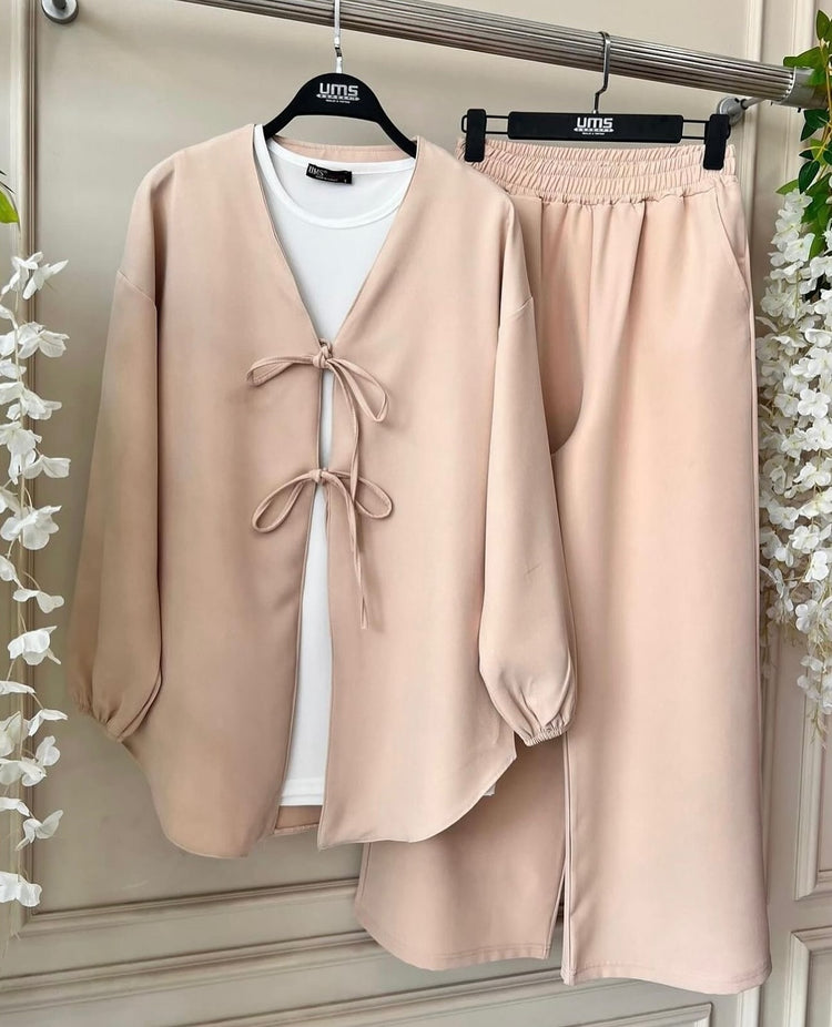Chic Tie-Front Co-Ord Set