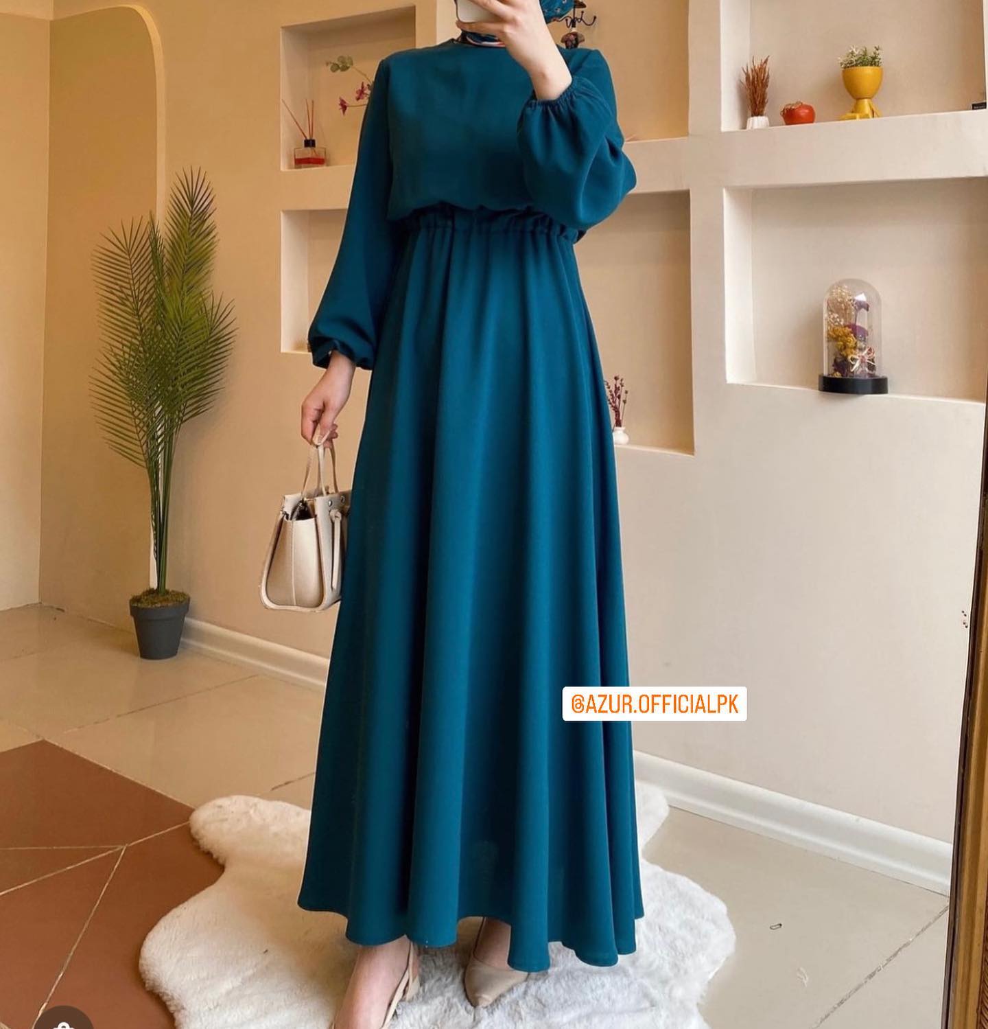 Classic Flowy Maxi Dress – Azurofficial