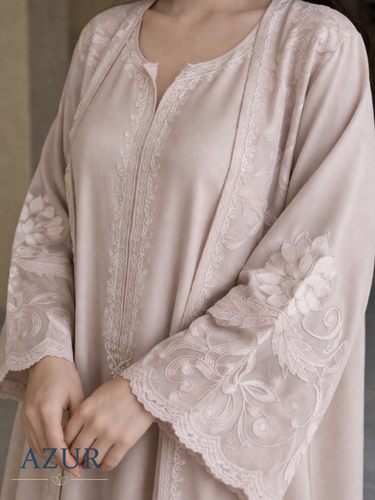 Petal Flow Embroidered Set