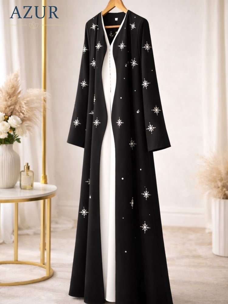 Celestial Noir Abaya Set