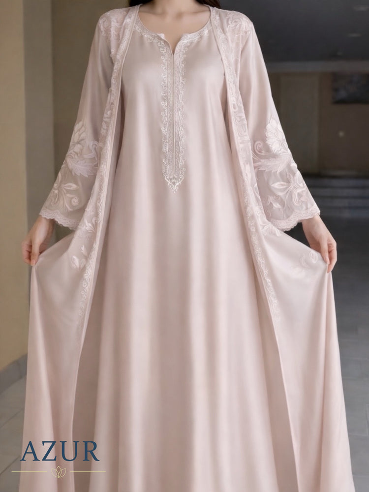 Petal Flow Embroidered Set