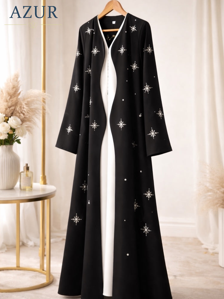 Celestial Noir Abaya Set