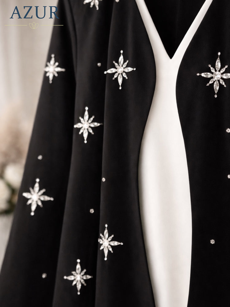 Celestial Noir Abaya Set