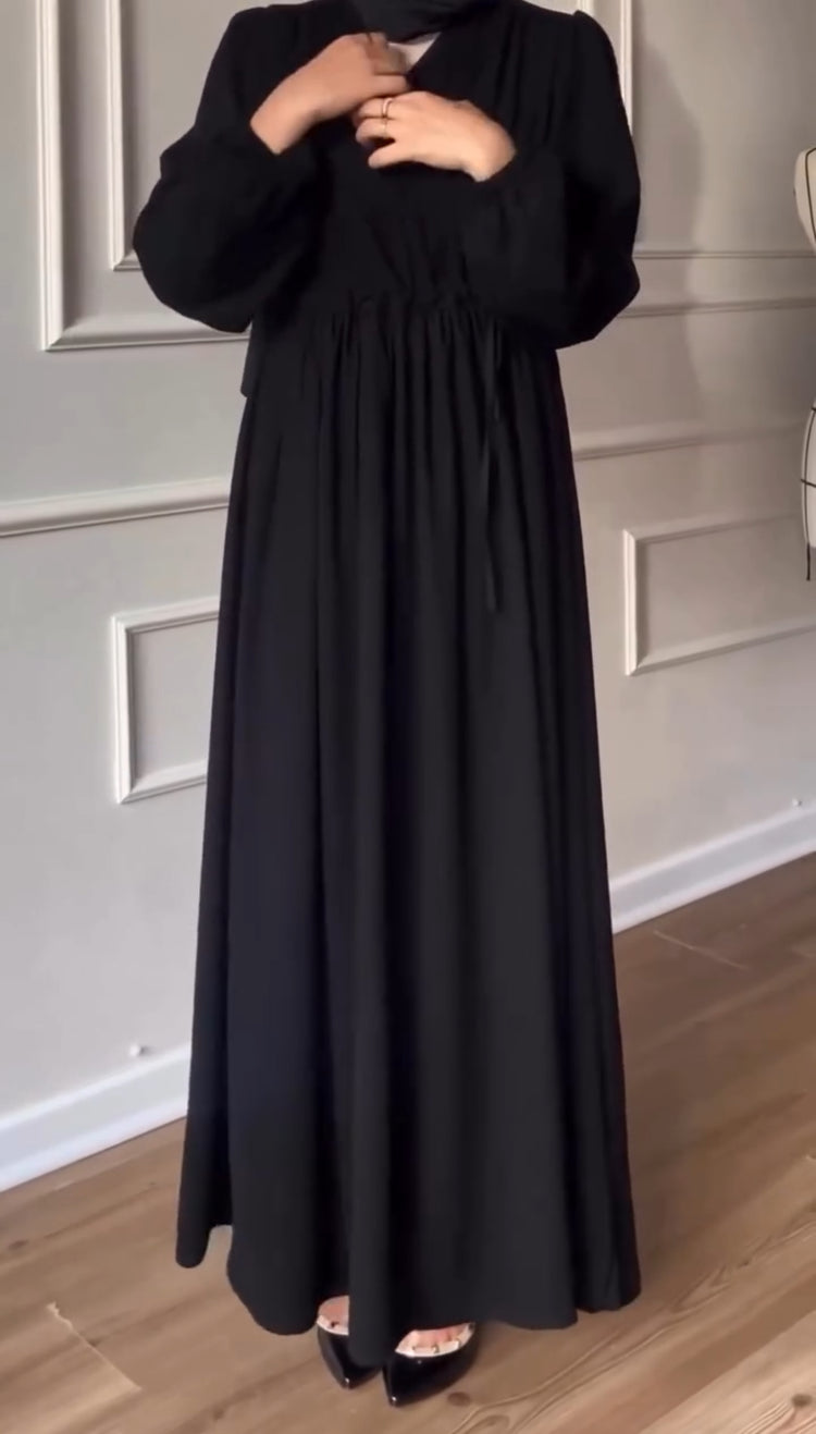 Elegant Flowing Abaya – Double Georgette