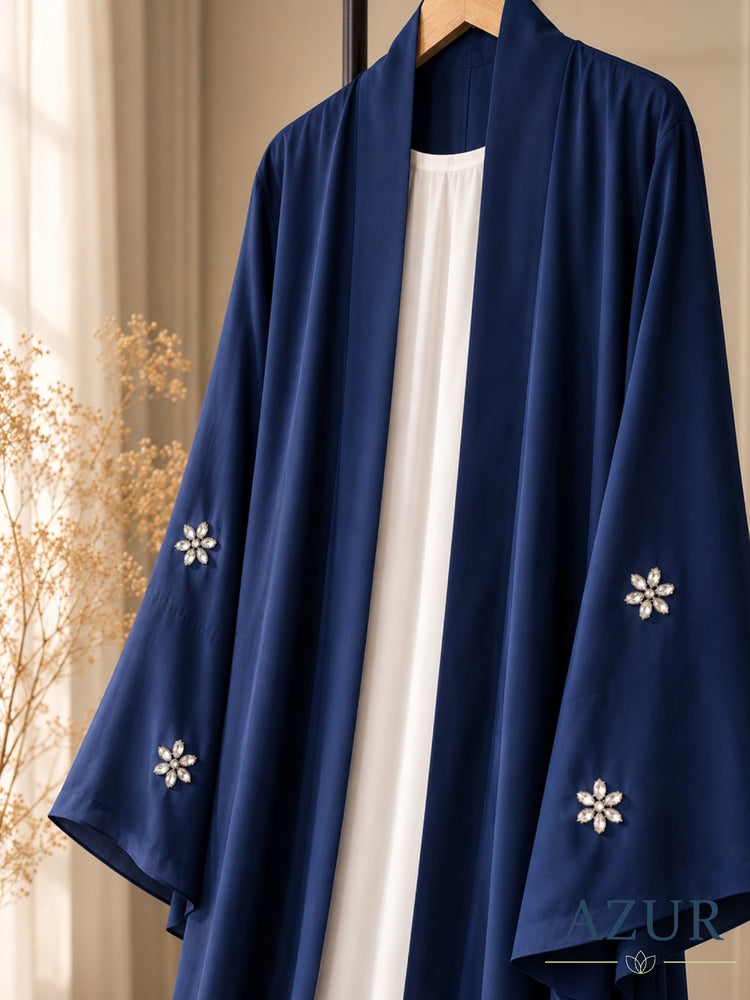 Sapphire Bloom Inner & Gown Set