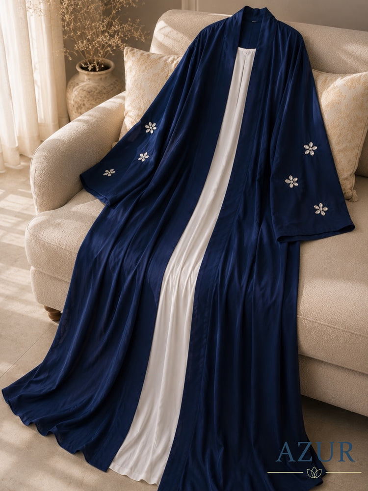 Sapphire Bloom Inner & Gown Set