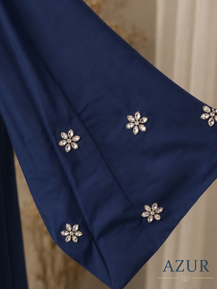 Sapphire Bloom Inner & Gown Set