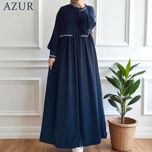 Elegant Double Georgette 2-Piece Abaya Set – Jacket & Dress