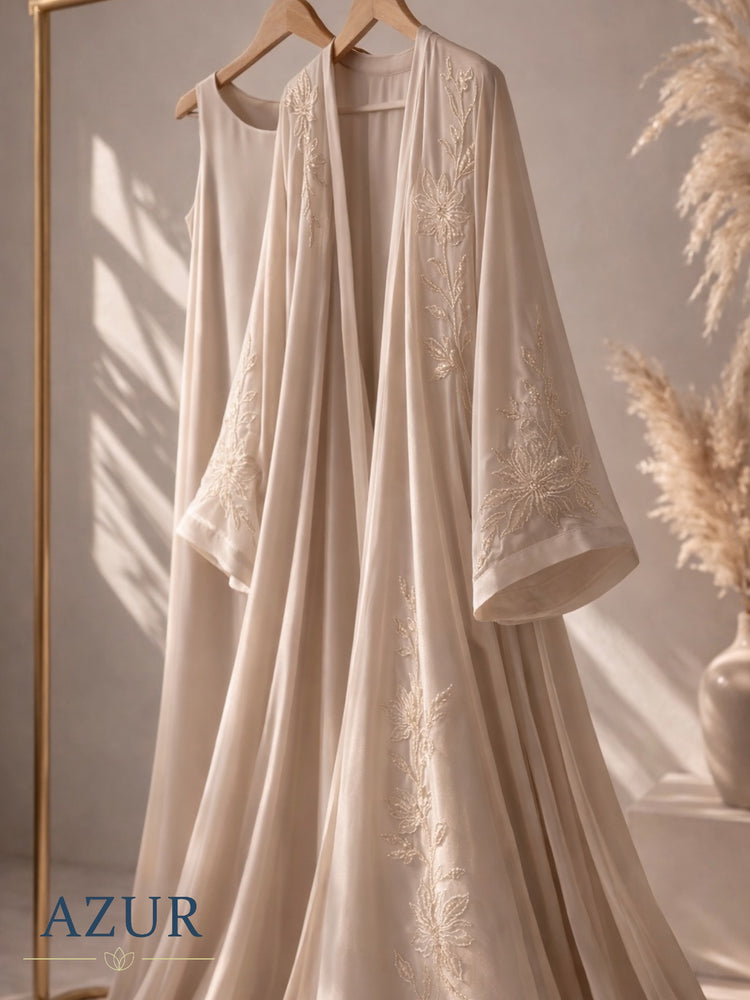 Champagne Bloom Inner & Gown Set