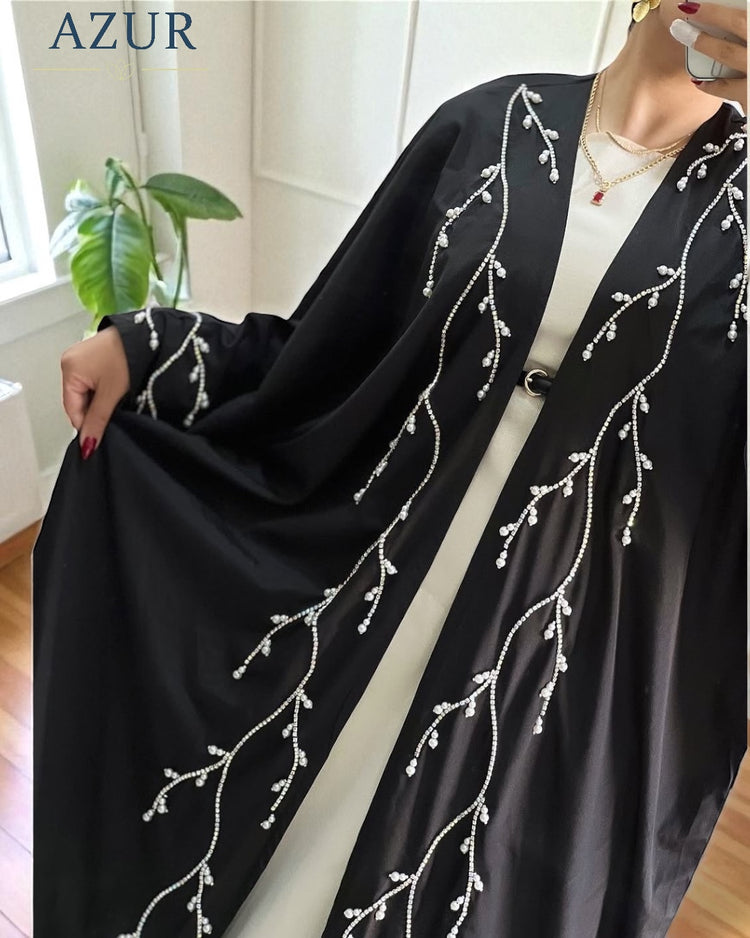 Pearl Branch Embellished Gown Set
