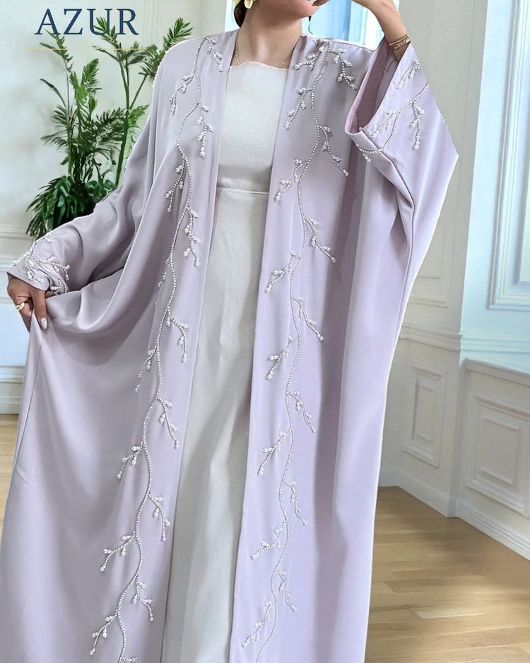 Pearl Branch Embellished Gown Set