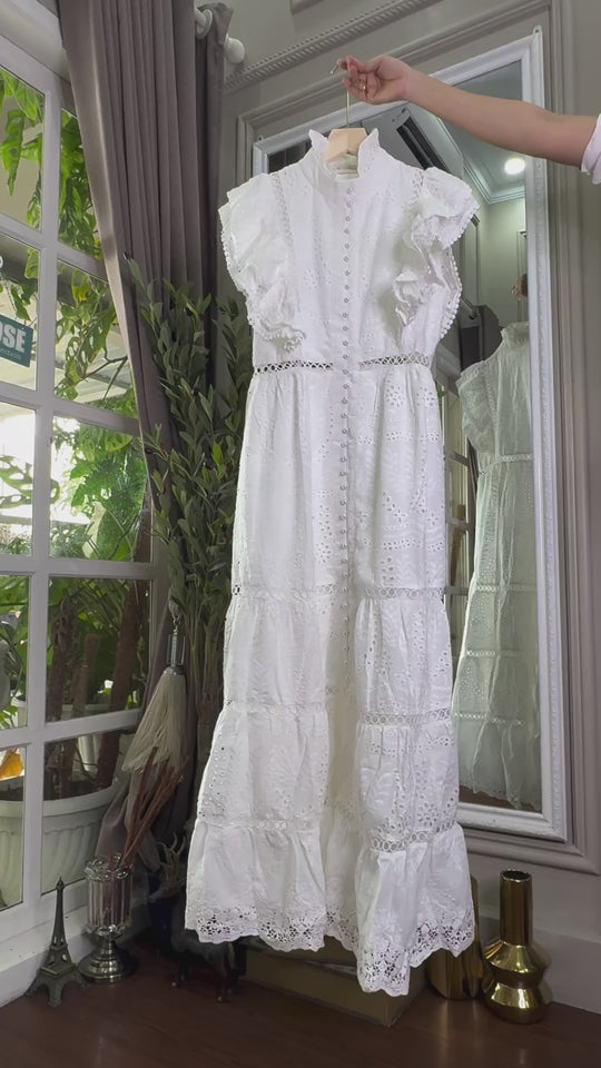Elegant Chicken Cotton Dress