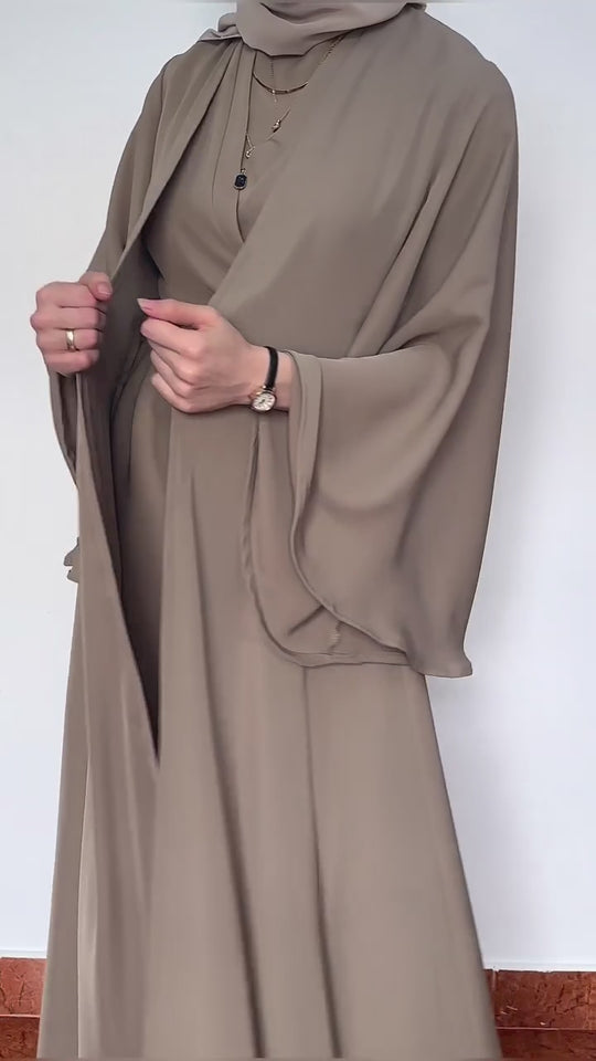 Wrap Style Abaya Set